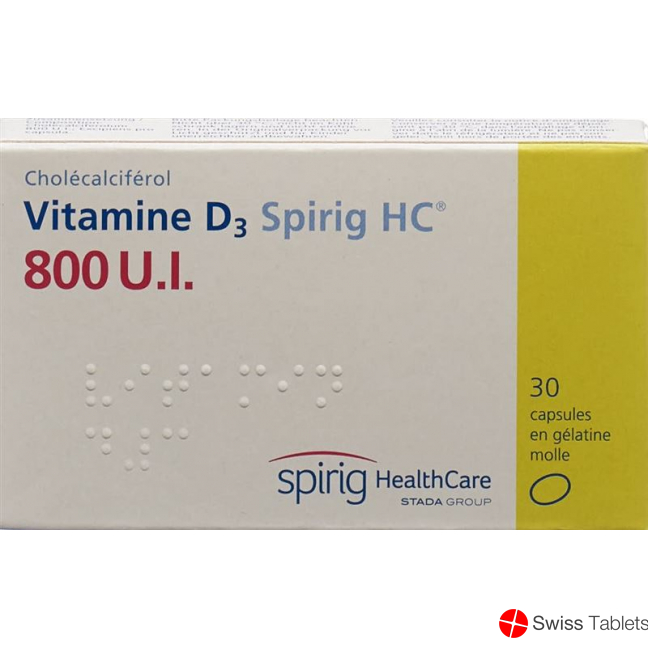 Vitamin D3 Spirig HC Kapseln 800 Ie 30 Stück buy online