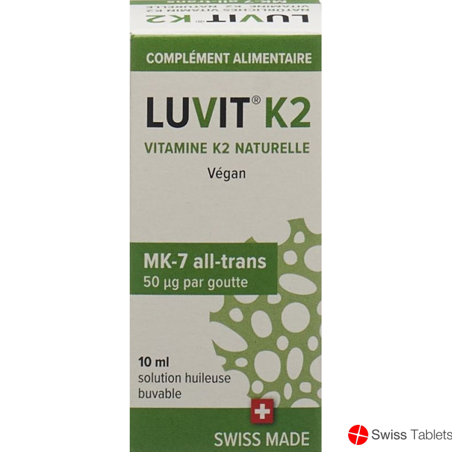 Luvit K2 Natürliches Vitamin Tropfflasche 10ml buy online