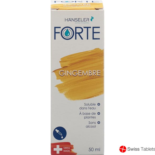 Hänseler Forte Ginger bottle with pipette 50ml buy online