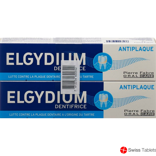 Elgydium Anti-Plaque Zahnpasta Duo 2x 75ml buy online