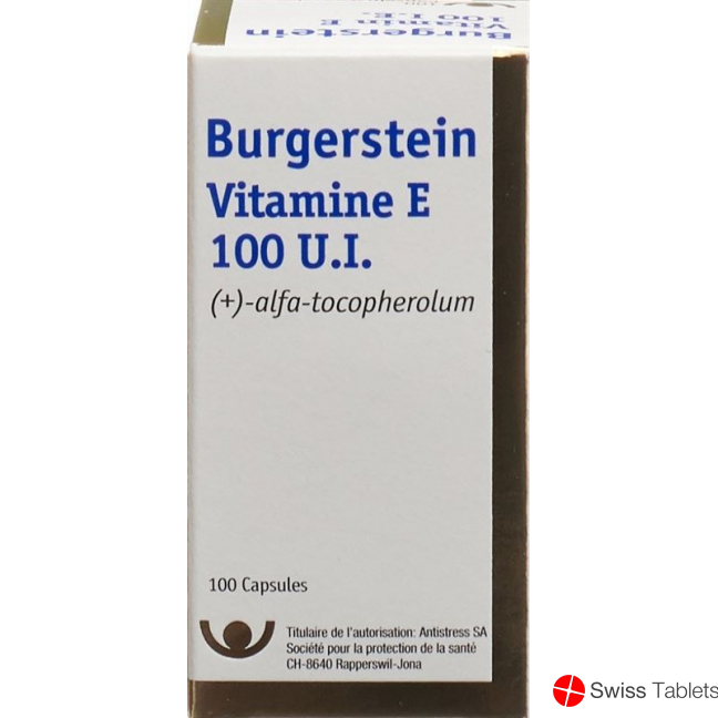 Burgerstein Vitamin E 100 I.E. 100 Kapseln buy online