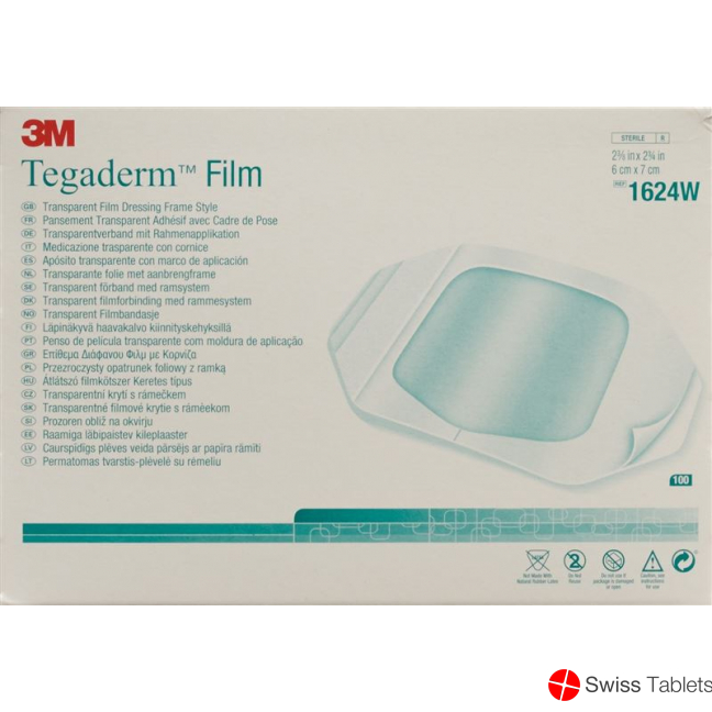 3M Tegaderm Film Wundverband 6x7cm 100 Stück buy online