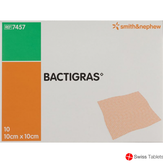 Bactigras Gazeverband 10cmx10cm 10 Beutel buy online