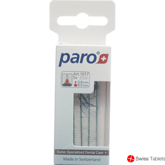 Paro Isola Long 8mm Medium Grün zylindrisch 5 Stück buy online
