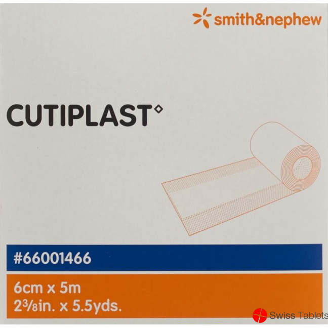 Cutiplast Wundverband 6cmx5m Vlies Weiss buy online