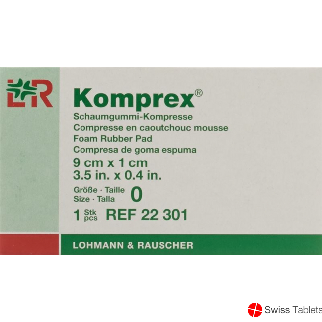 Komprex Schaumgummi Kompressen 9cm x 1cm buy online