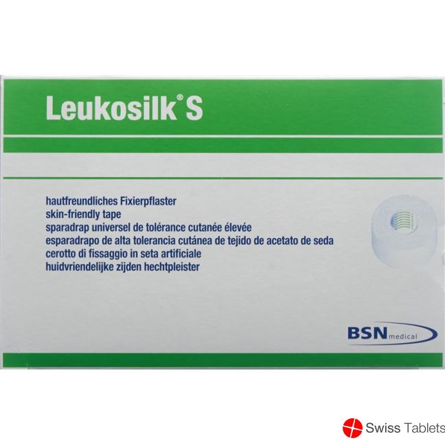 Leukosilk S Heftpflaster 9.2mx2.5cm Weiss 12 Stück buy online