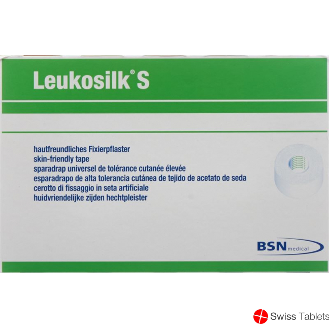 Leukosilk S Heftpflaster 9.2mx5cm Weiss 6 Stück buy online