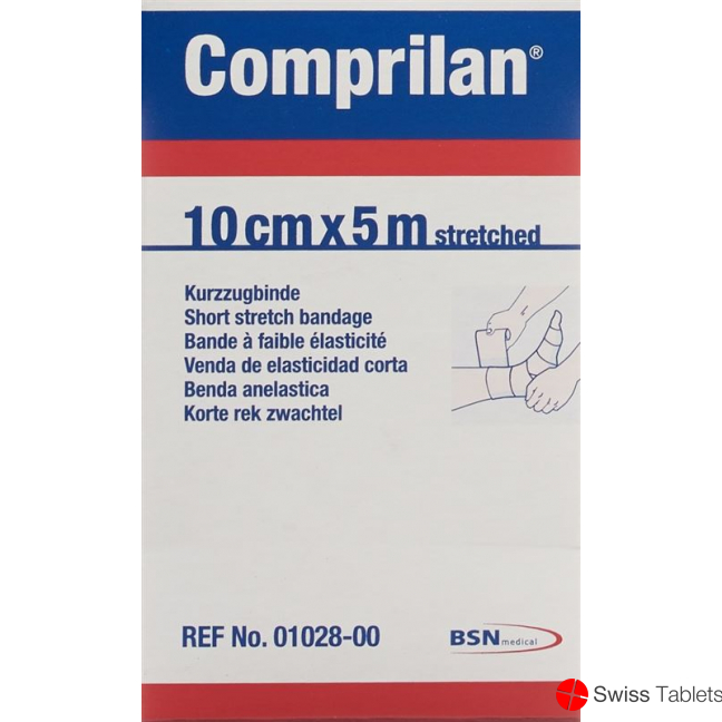 Comprilan Kompressionsbinde Kurzem Zug 5mx10cm buy online