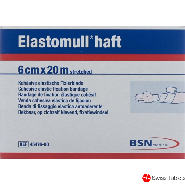Elastomull Haft Gazebinde Weiss 20mx6cm Rolle buy online Elastomull Haft Gazebinde Weiss 20mx6cm Rolle buy online