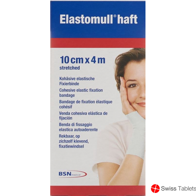 Elastomull Haft Gazebinde Weiss 4mx10cm Rolle buy online Elastomull Haft Gazebinde Weiss 4mx10cm Rolle buy online