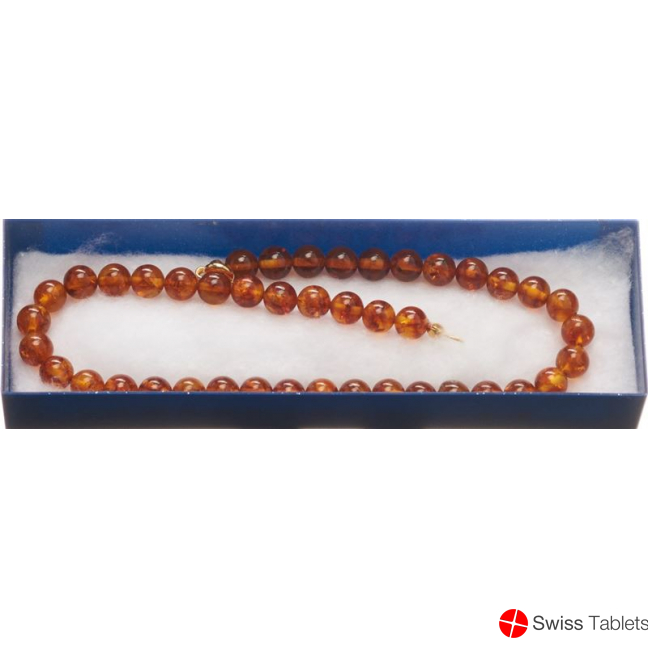 Kern real amber ball chain 8mm/35cm Bebe buy online