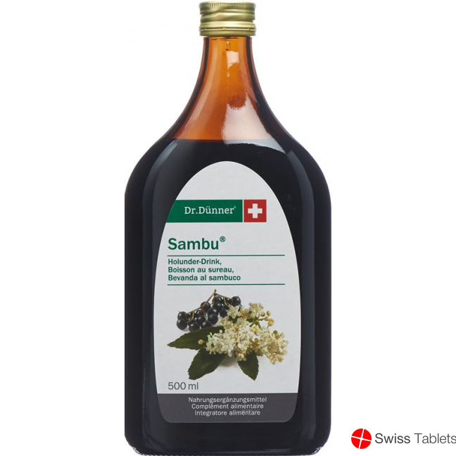 Dr. Dünner Sambu elderberry drink 500ml buy online