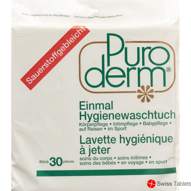 Puroderm Einmal Hygienewaschtücher 30 Stück buy online