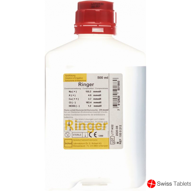 Ringer Bichsel Spüllösung Plastikflasche 500ml buy online
