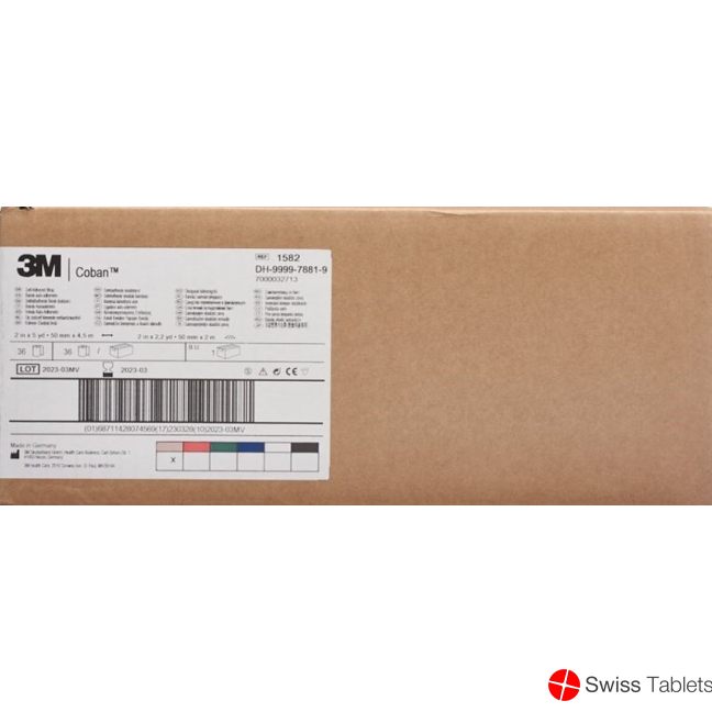 3M Coban Elastische Binde Hautfarbig 5.1cmx4.57m 36 Stück buy online