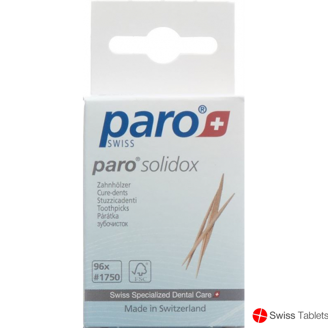 Paro Solidox Zahnholz Mittel Doppelendig 96 Stück buy online