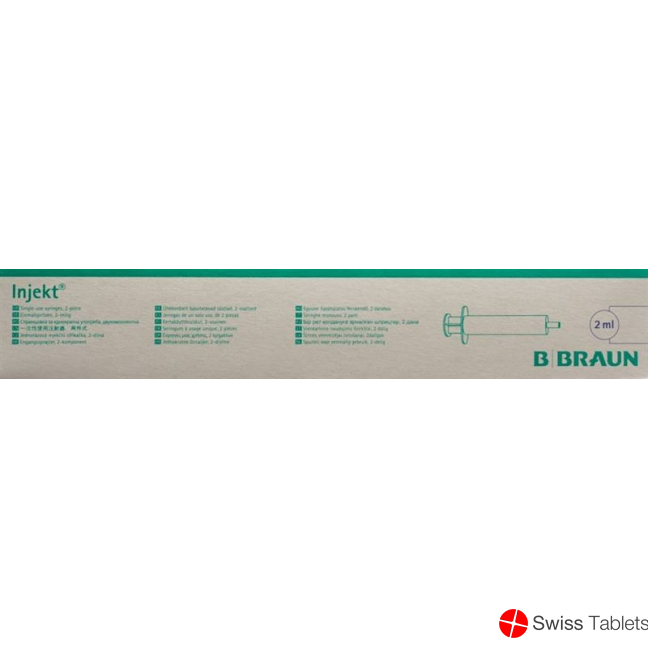 Braun Injektionsspritze 2ml Luer 2-teilig Zentrisch 100 Stück buy online