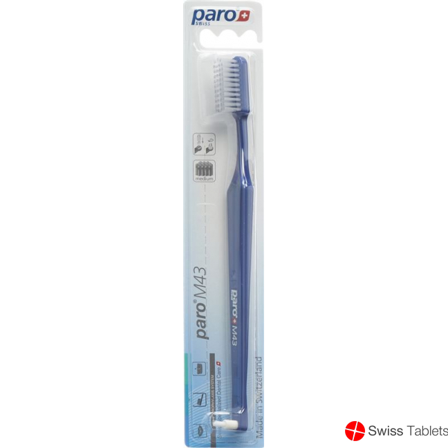 Paro toothbrush M43 Medium 4 rows with interspace buy online