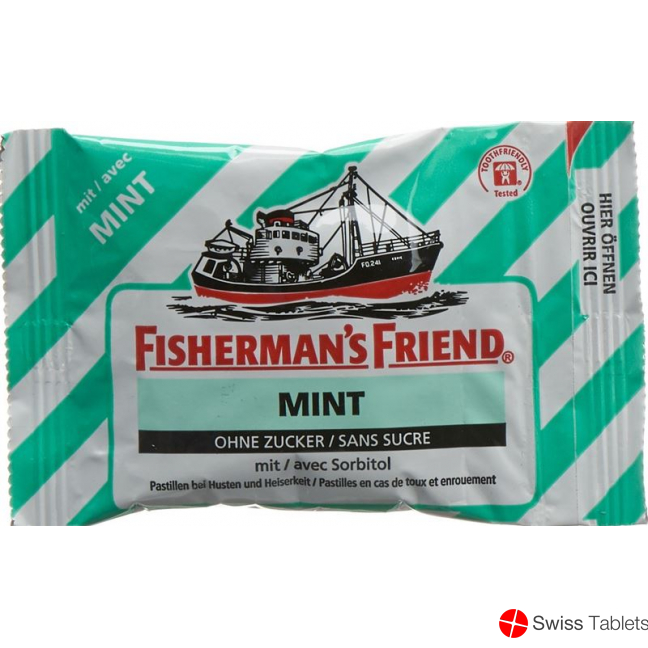 Fishermans Friend Pastillen Mint ohne Zucker 25g buy online