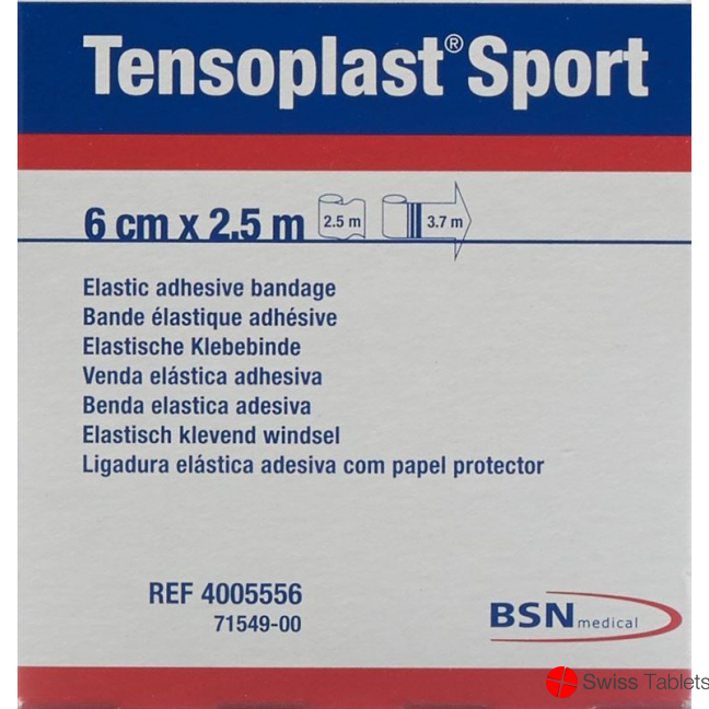 Tensoplast Sport elastische Klebebinde 6cm x 2.5m buy online