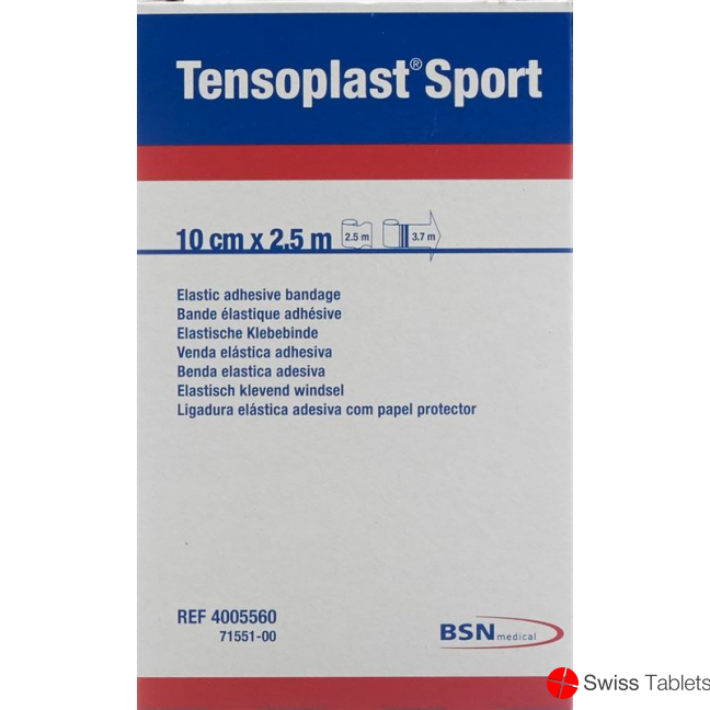 Tensoplast Sport elastische Klebebinde 10cm x 2.5m buy online