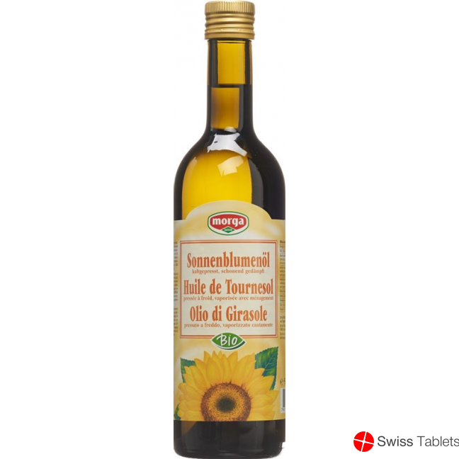 Morga Bio Sonnenblumenöl Kaltgepresst 5dl buy online