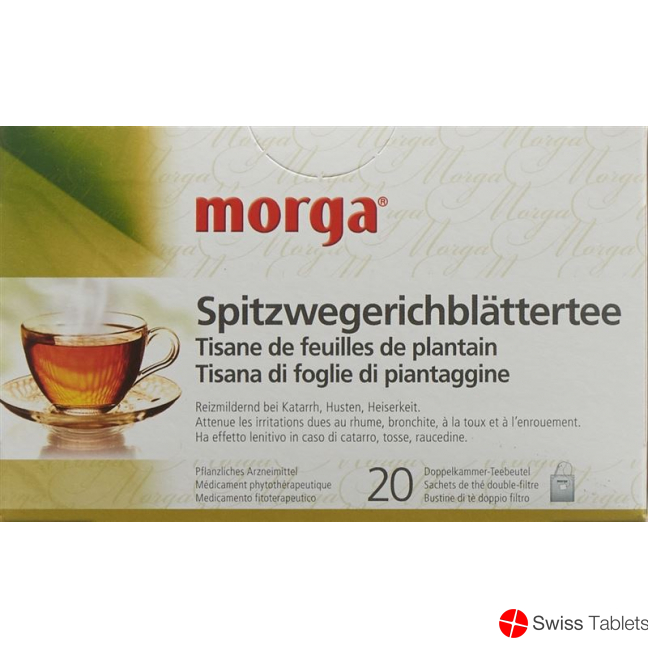 Morga Spitzwegerich Tee Beutel 20 Stück buy online