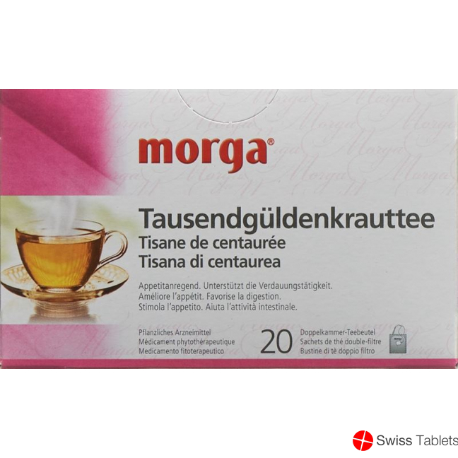 Morga Tausendgueldenkraut Tee Beutel 20 Stück buy online