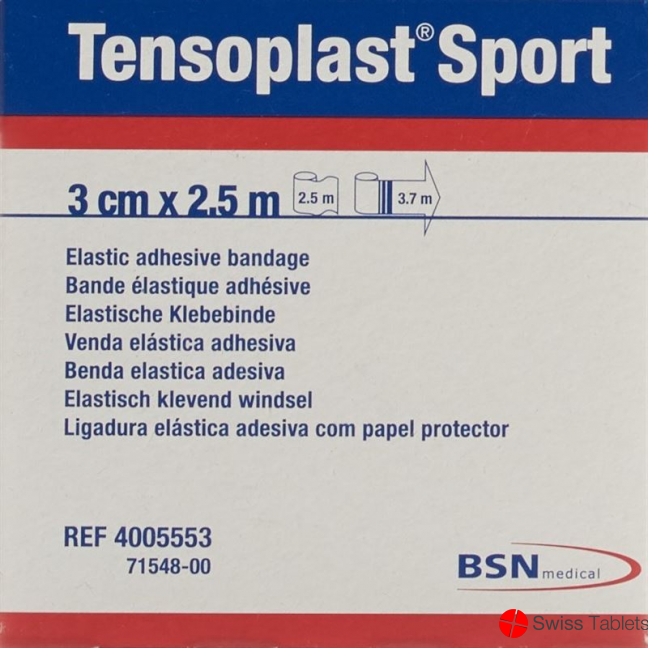 Tensoplast Sport elastische Klebebinde 3cm x 2.5m buy online