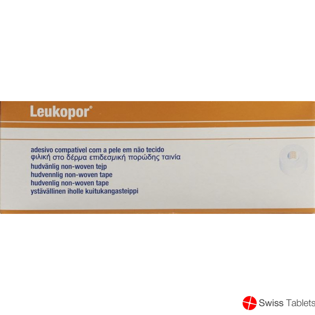 Leukopor Heftpflaster 9.2mx2.5cm Weiss 12 Stück buy online