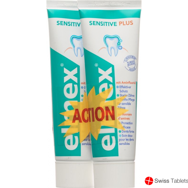 Elmex Sensitive Plus Zahnpasta 2x 75ml buy online
