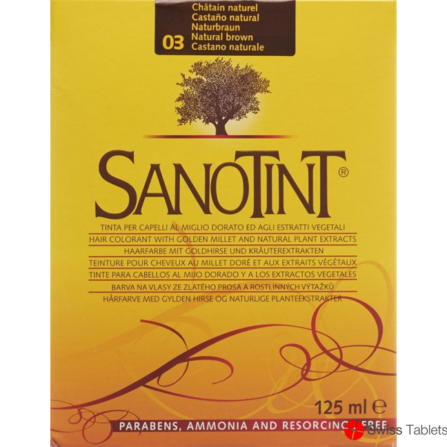 Sanotint Hair colour 03 natural brown buy online