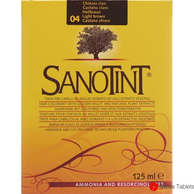 Sanotint Hair colour 04 light brown buy online