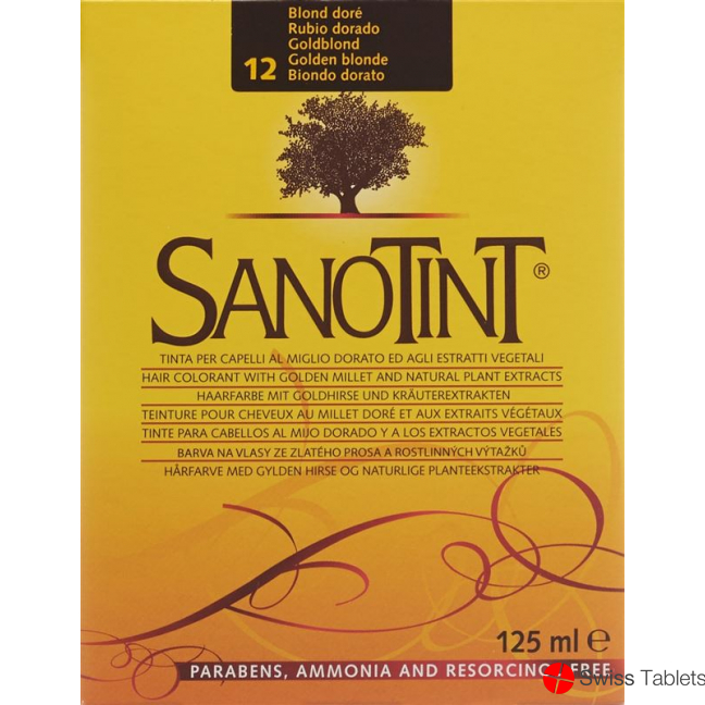 Sanotint Hair color 12 gold blonde buy online