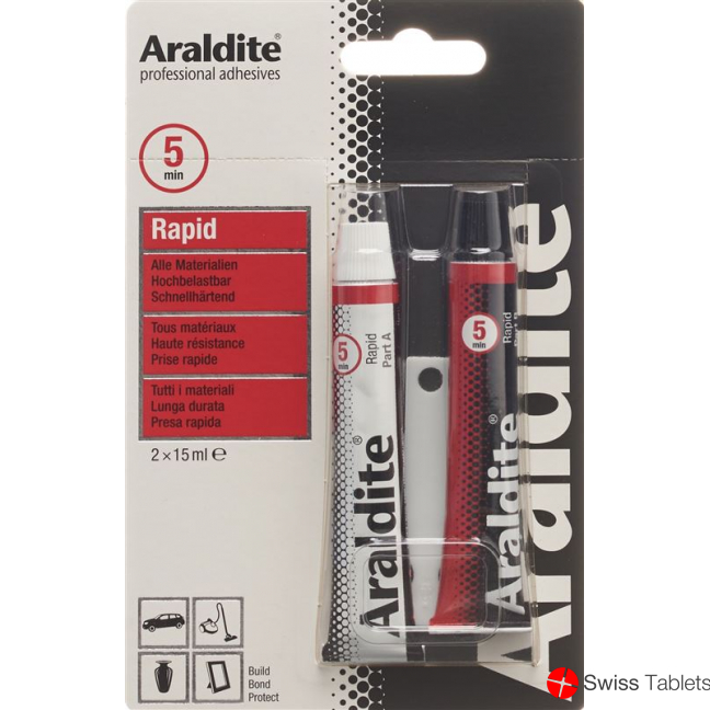Araldit Rapid Klebstoff 2 Tube 15ml buy online