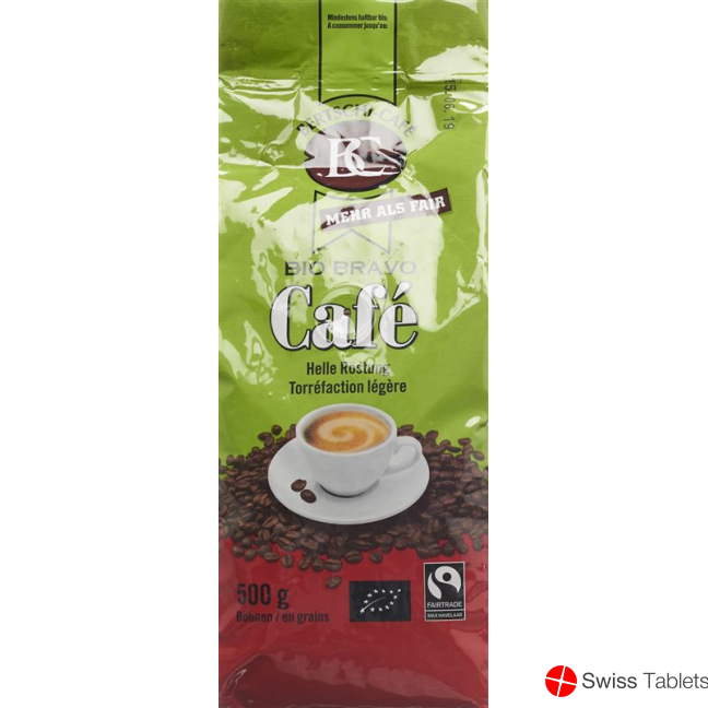 BC Café Bio Bravo Coffee Beans Bag 500g buy online