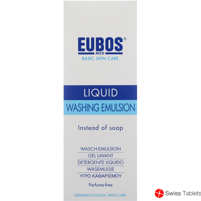 Eubos Seife Liquid Unparfümiert Blau Dosierspender 400ml buy online