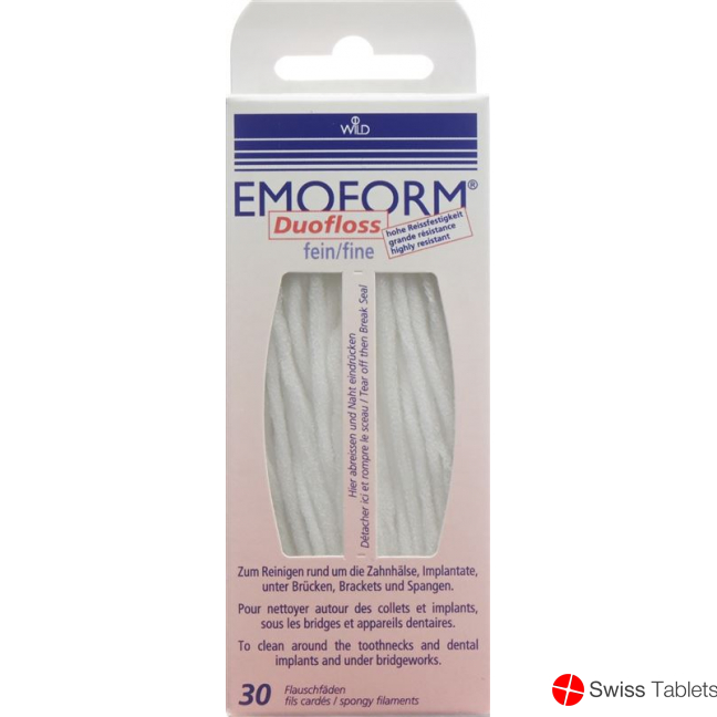 Emoform Duofloss Brücken Implant Rein Fein 30 Stück buy online