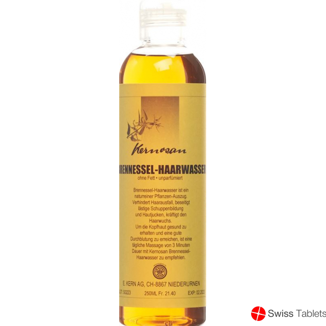 Kern Brennesselhaarwasser O Fett Flasche 250ml buy online