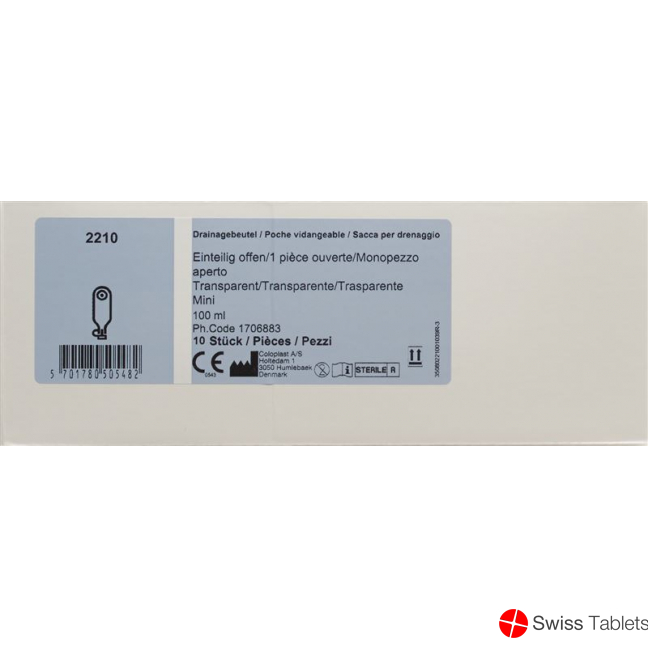Coloplast Drainage Steril 100ml 10 Stück buy online