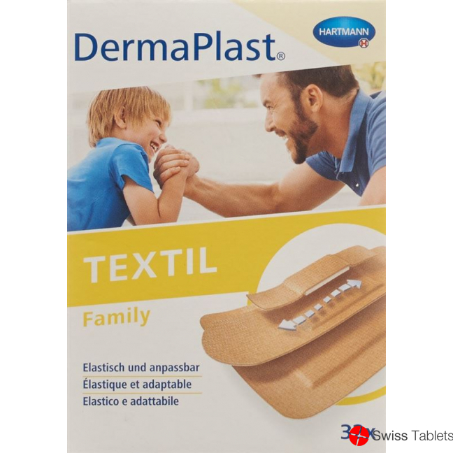Dermaplast Textil Family Strip 3 Sizes 32 Pieces buy online