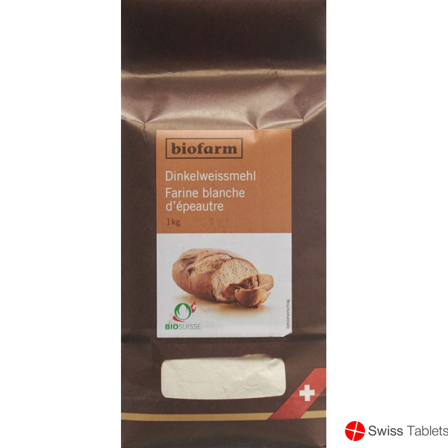 Biofarm Dinkel Weissmehl Knospe Beutel 1kg buy online