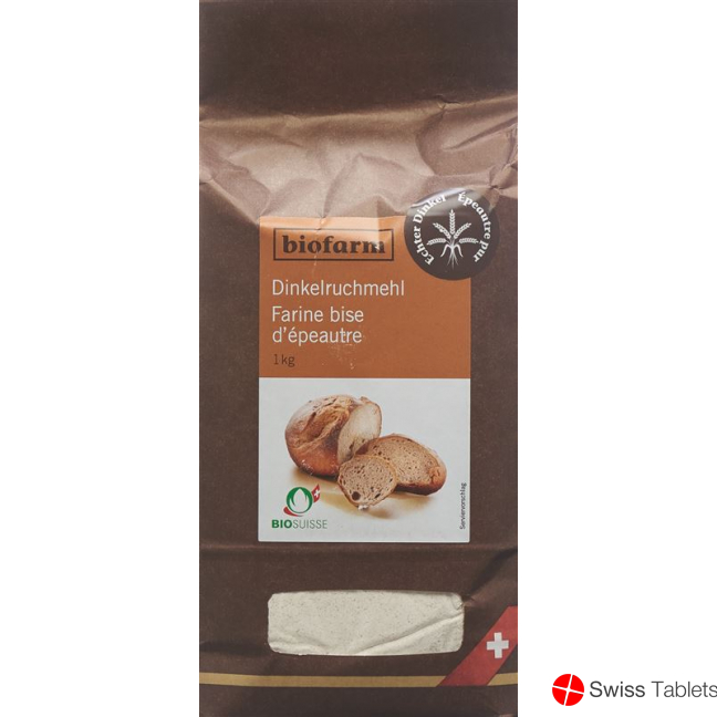 Biofarm Dinkel Ruchmehl Knospe Beutel 1kg buy online