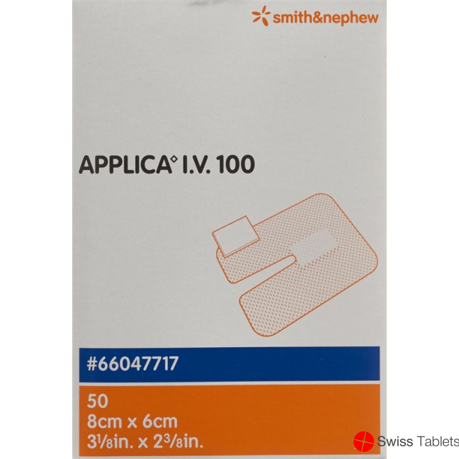 Applica I.v.100 Kanülenfix 8x6cm M Polster 50 Stück buy online