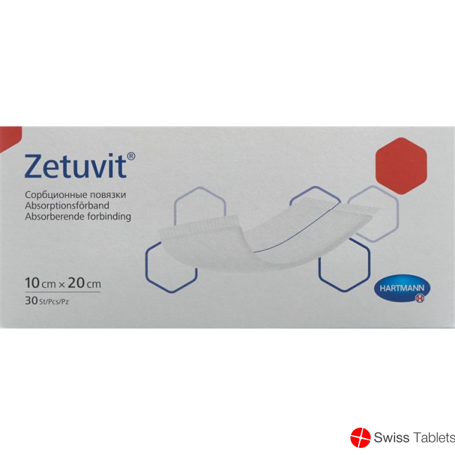 Zetuvit Absorptionsverband 10x20cm 30 Stück buy online