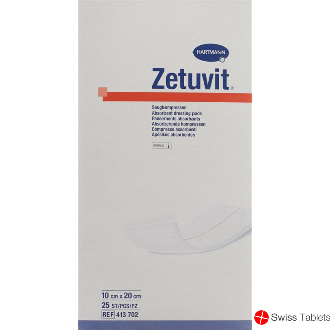 Zetuvit Absorptionsverband 10x20cm buy online