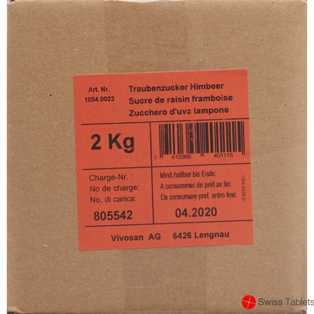Vivosan Traubenzucker Himbeer 2kg buy online