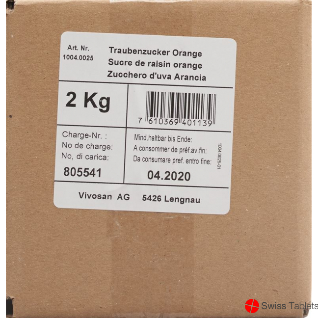 Vivosan Traubenzucker Orange 2kg buy online