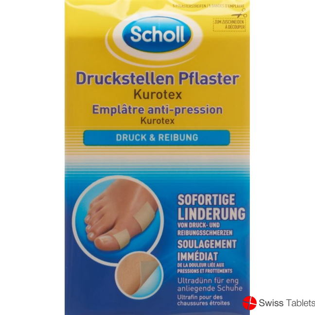 Scholl Kurotex Druckstellenpflaster 5 Stück buy online